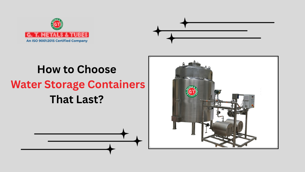 Water Storage Containers